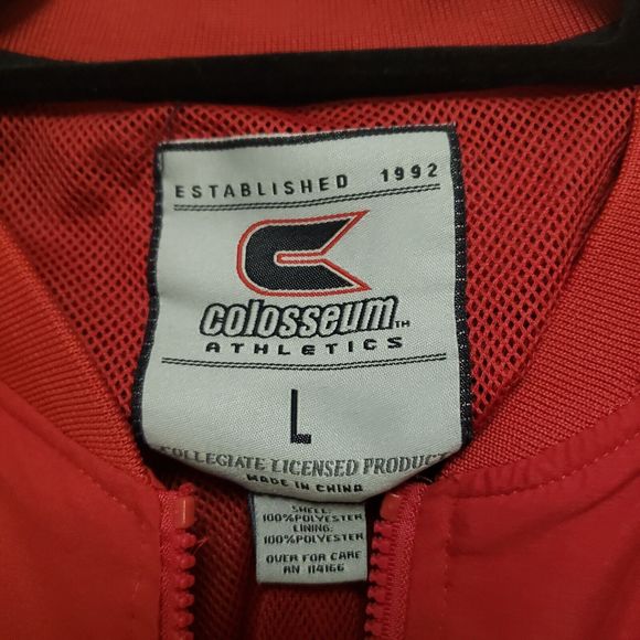 Vintage Louisville Cardinals Jacket Mens Large College University NCAA Colosseum - Picture 9 of 10